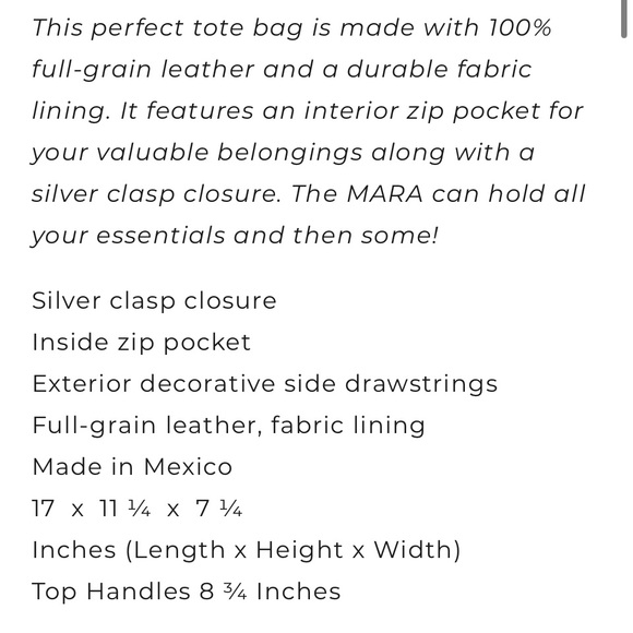 Freebird Mara Leather Tote “sold out” - Picture 2 of 3